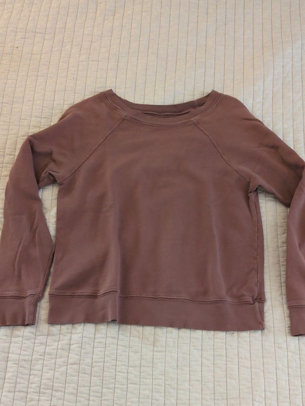 Mate The Label Crewneck Sweatshirt in Mauve